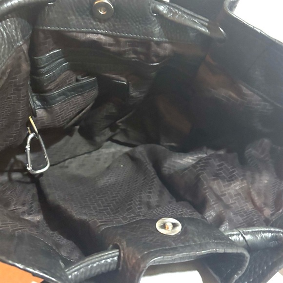 Cole haan Black Leather Shoulder Bag - Picture 5 of 7